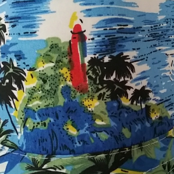 New Hawian Print Fedora - Picture 4 of 6